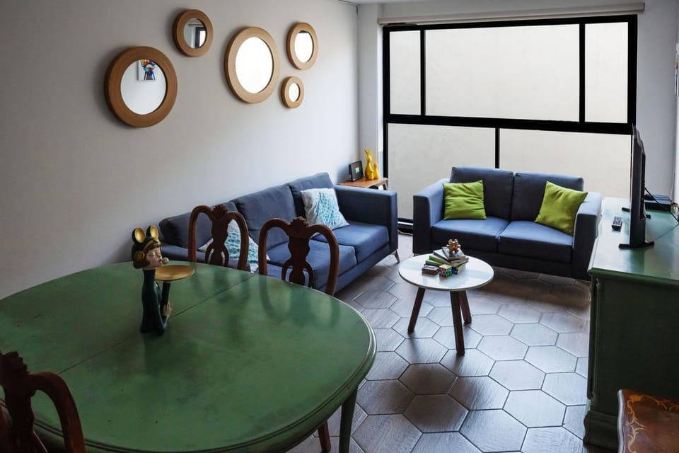 Living room, Seating area, Dining area