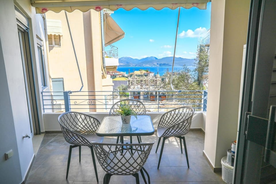 View (from property/room), Balcony/Terrace, Sea view
