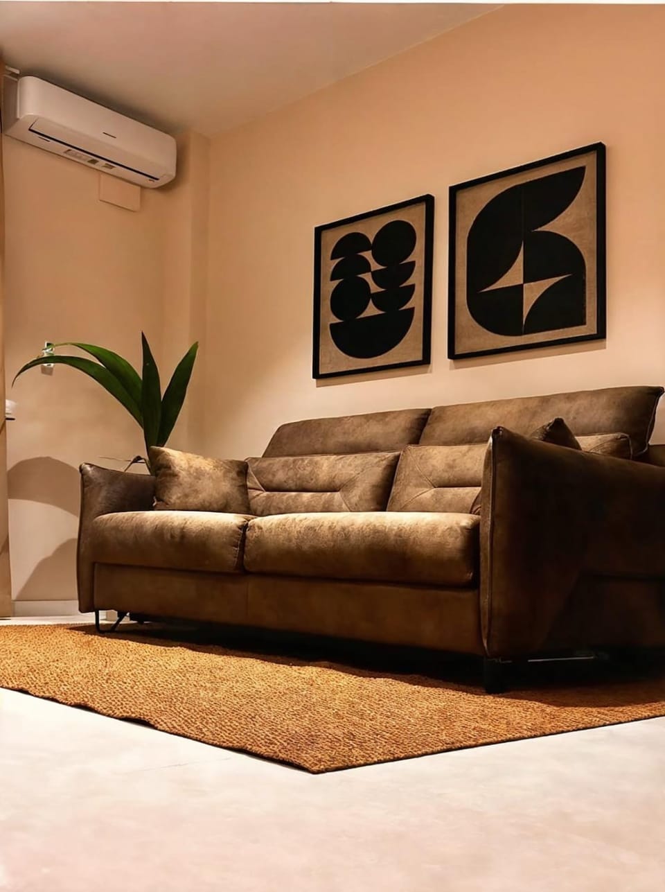 Living room, air conditioner