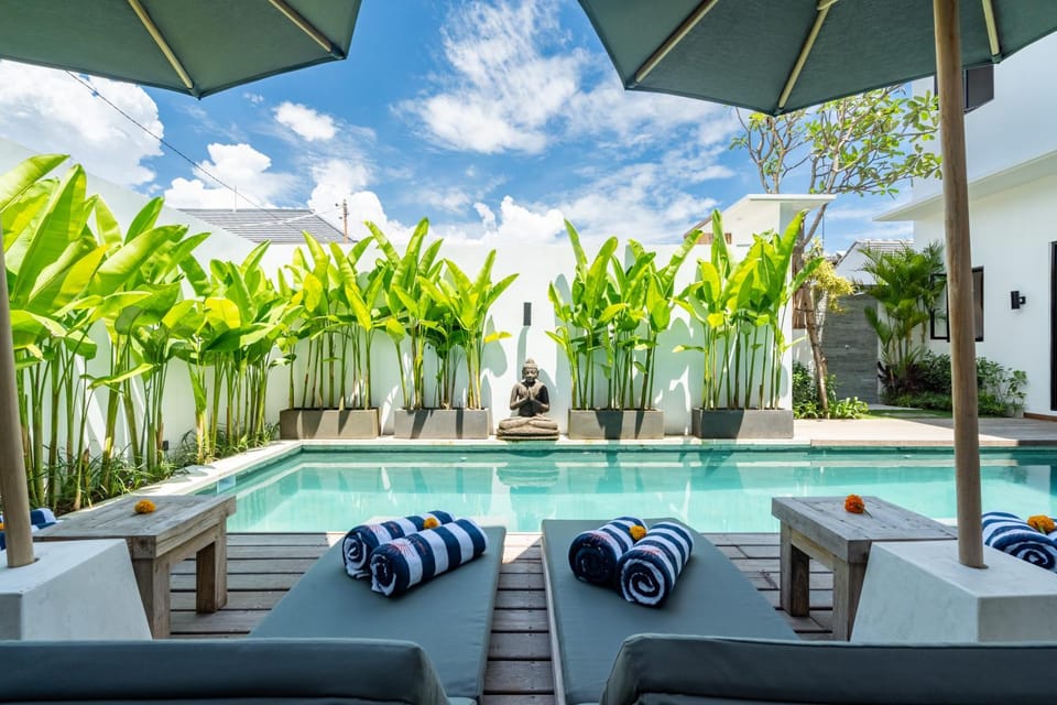 Garden, Garden view, Swimming pool, sunbed