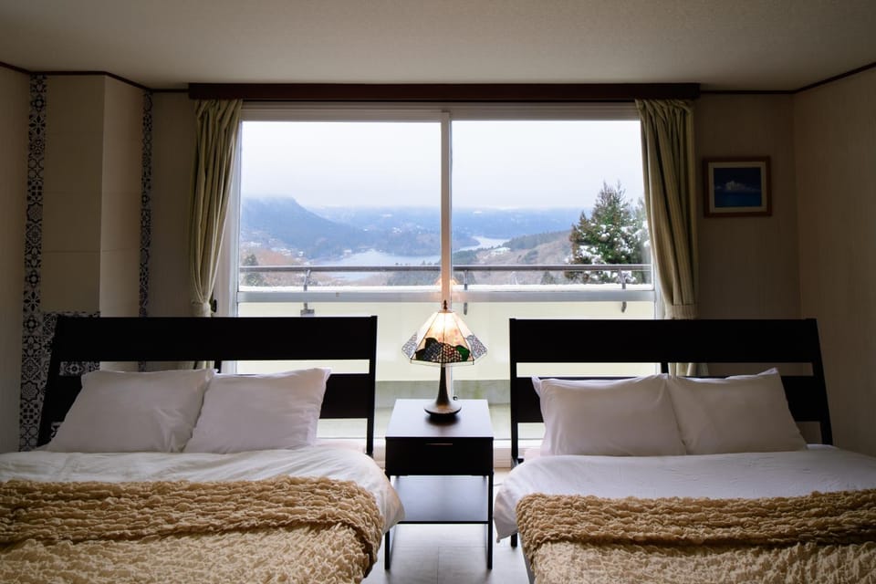 Bed, Natural landscape, Bedroom