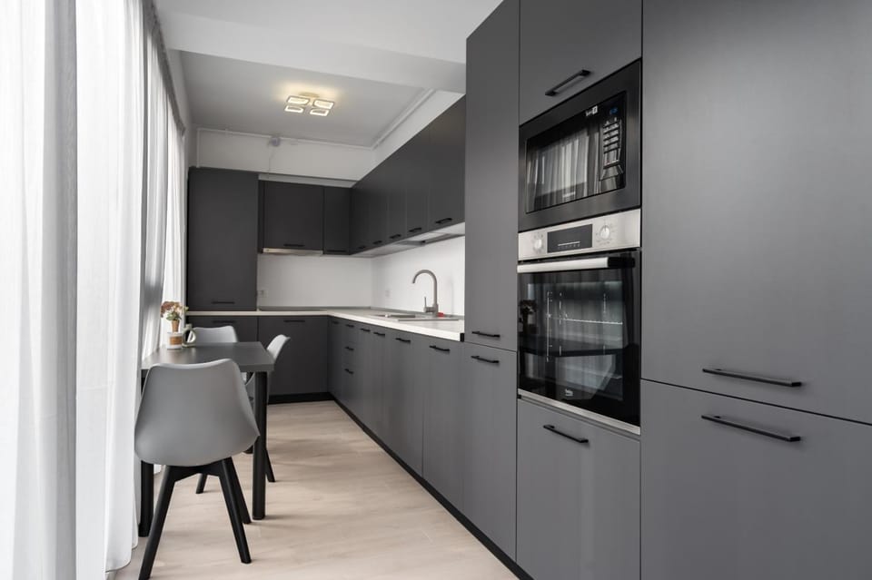 Kitchen or kitchenette, Dining area, oven