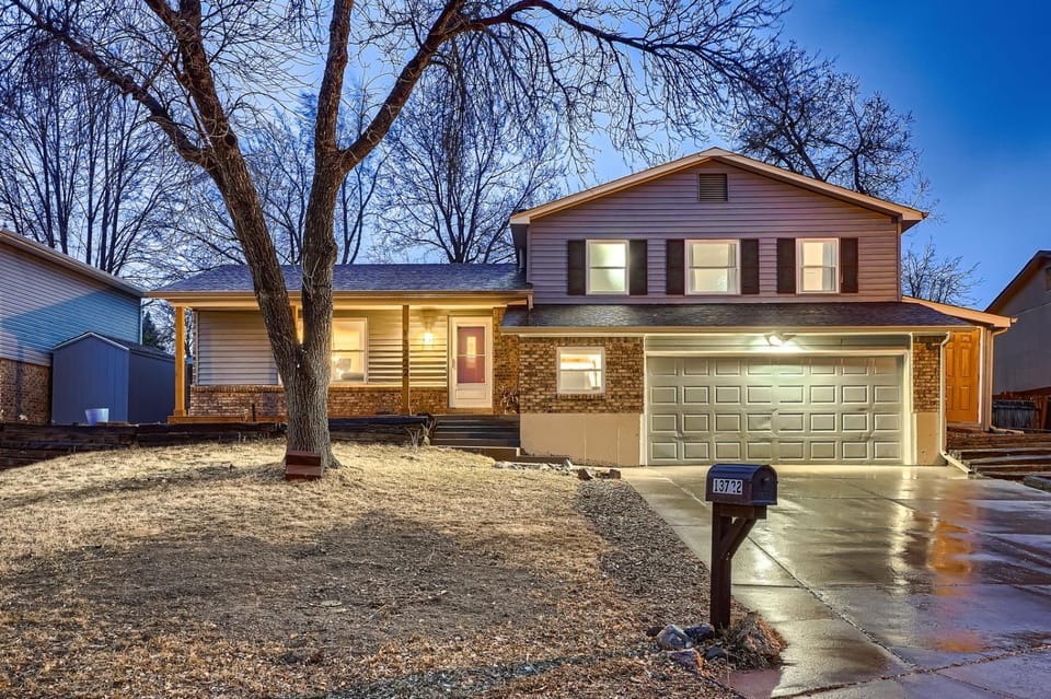 Property building, Night, Street view