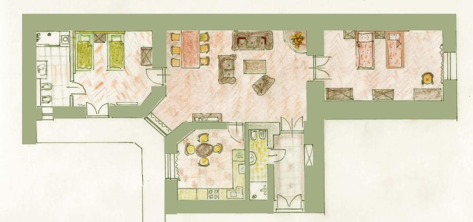 Best location to explore Krakow Spacious 105m2 Apartment in Krakow