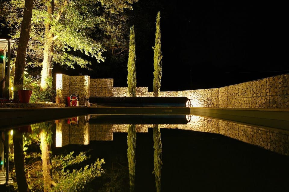 Night, Swimming pool