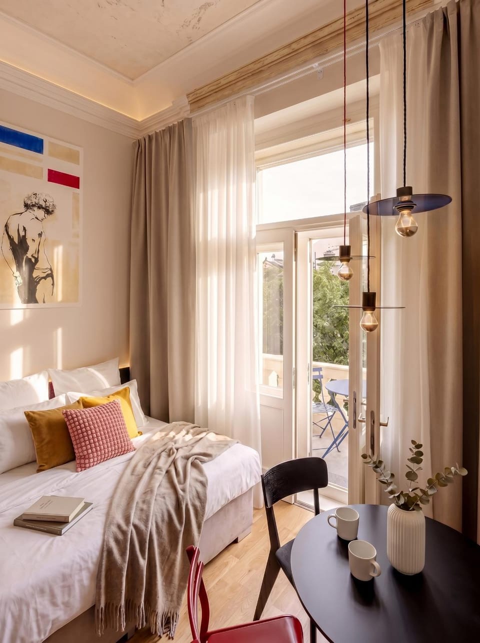 Bed, Balcony/Terrace, Bedroom