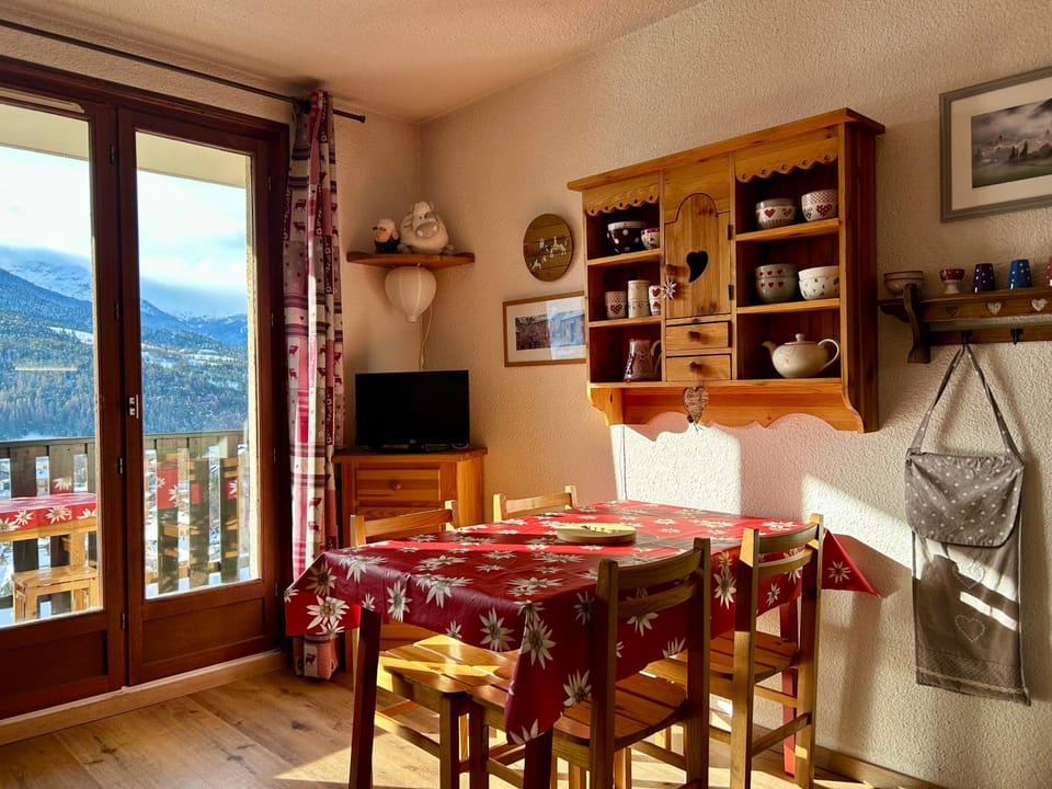 Sommet d'Antan - Vue - Balcon - Parking Apartment in Barcelonnette