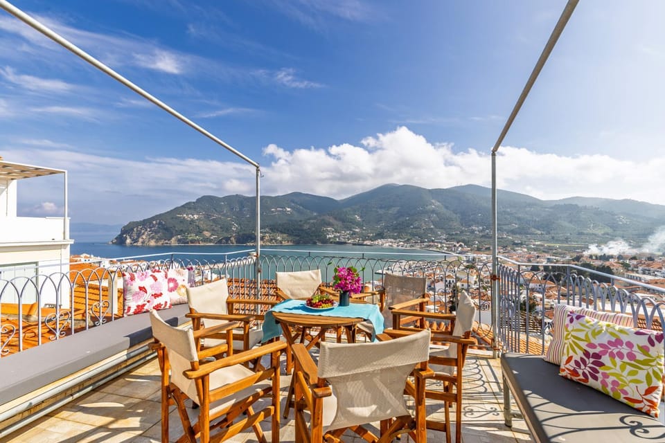 View (from property/room), Balcony/Terrace, Sea view