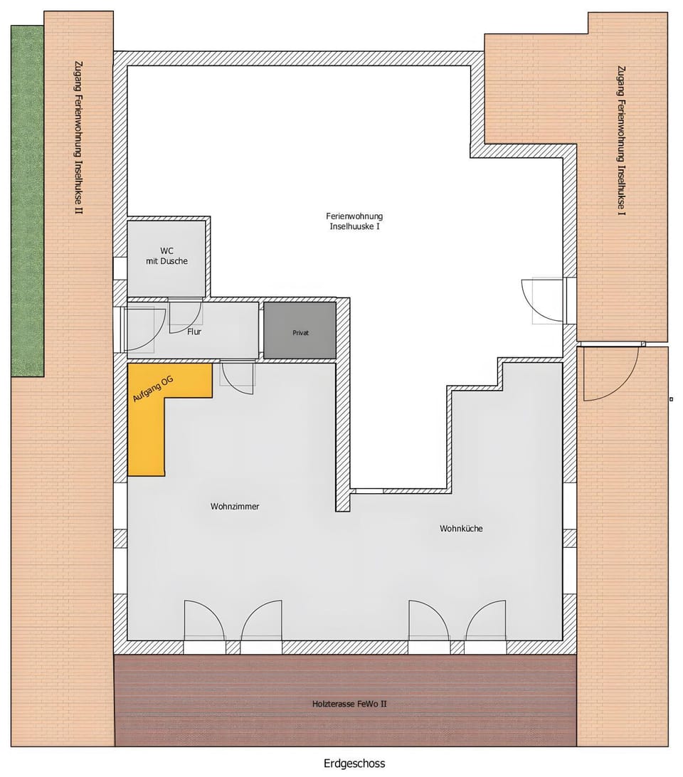Inselhuuske Fewo I I Apartment in Lower Saxony, Germany