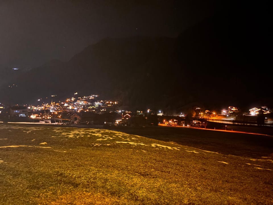 Night, Natural landscape, City view