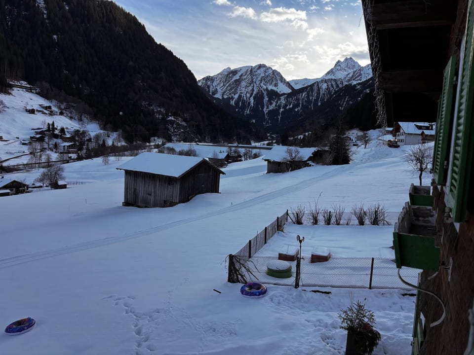 Day, Natural landscape, Winter, Mountain view
