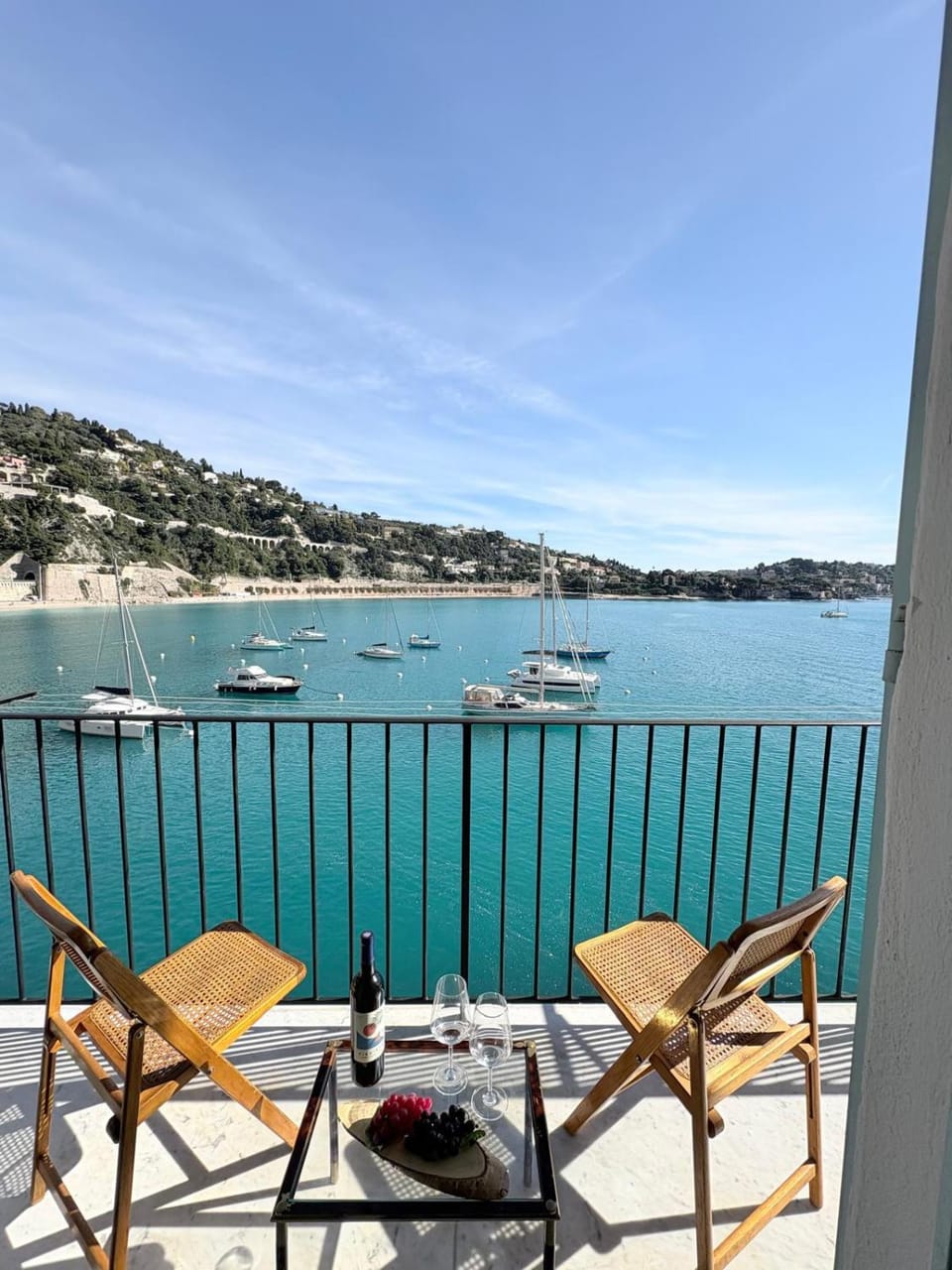 Natural landscape, View (from property/room), Balcony/Terrace, Sea view