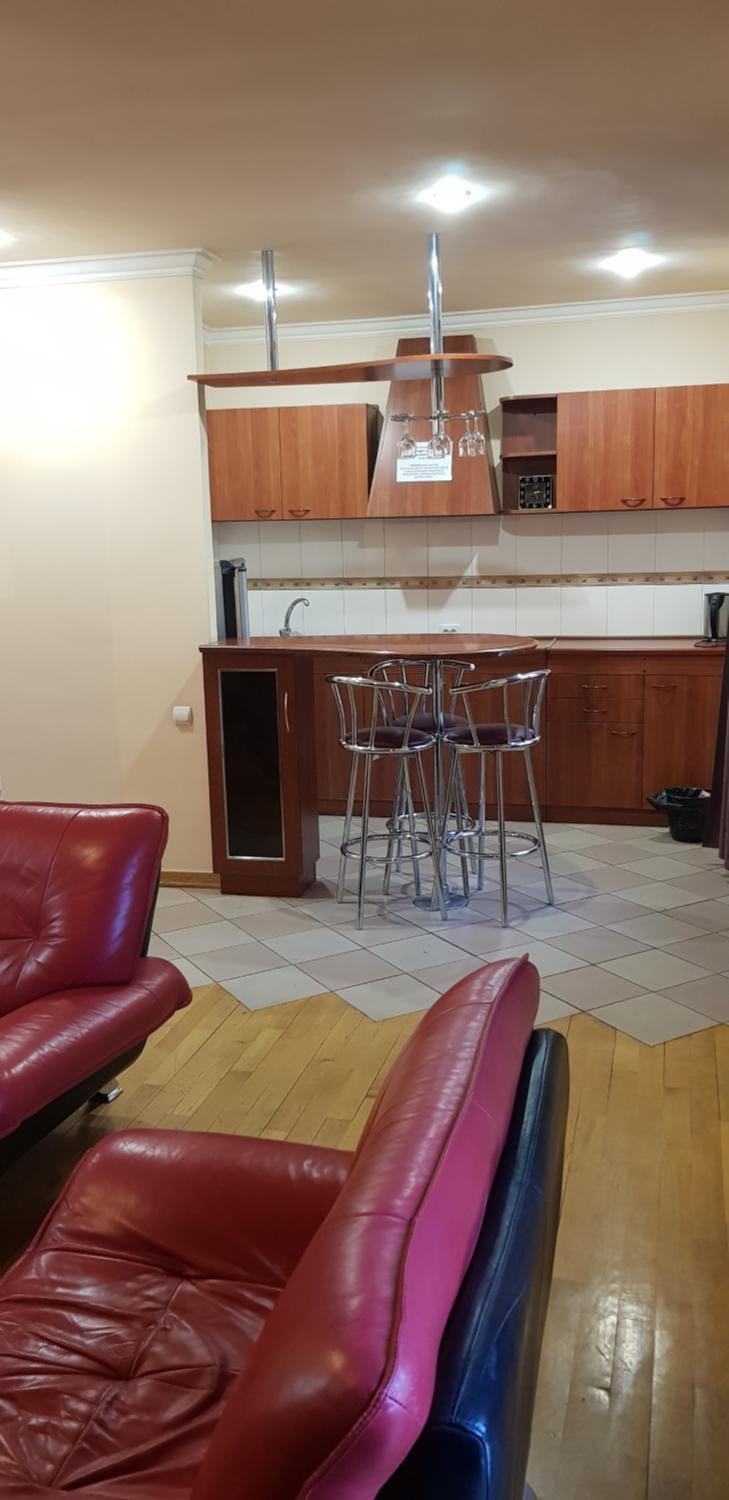 Kitchen or kitchenette, Living room