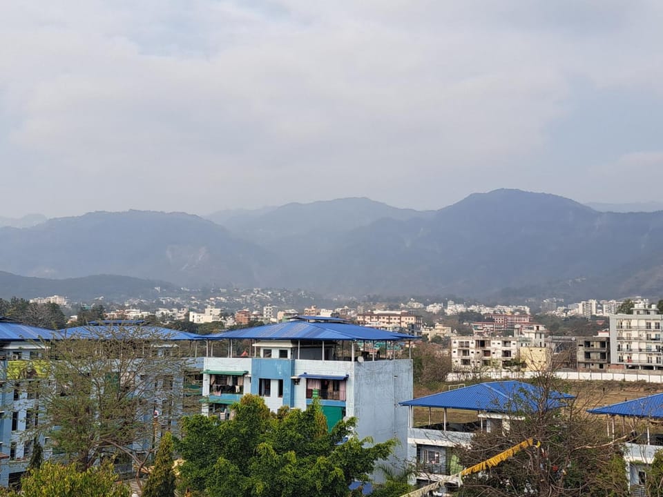 Day, City view, Mountain view