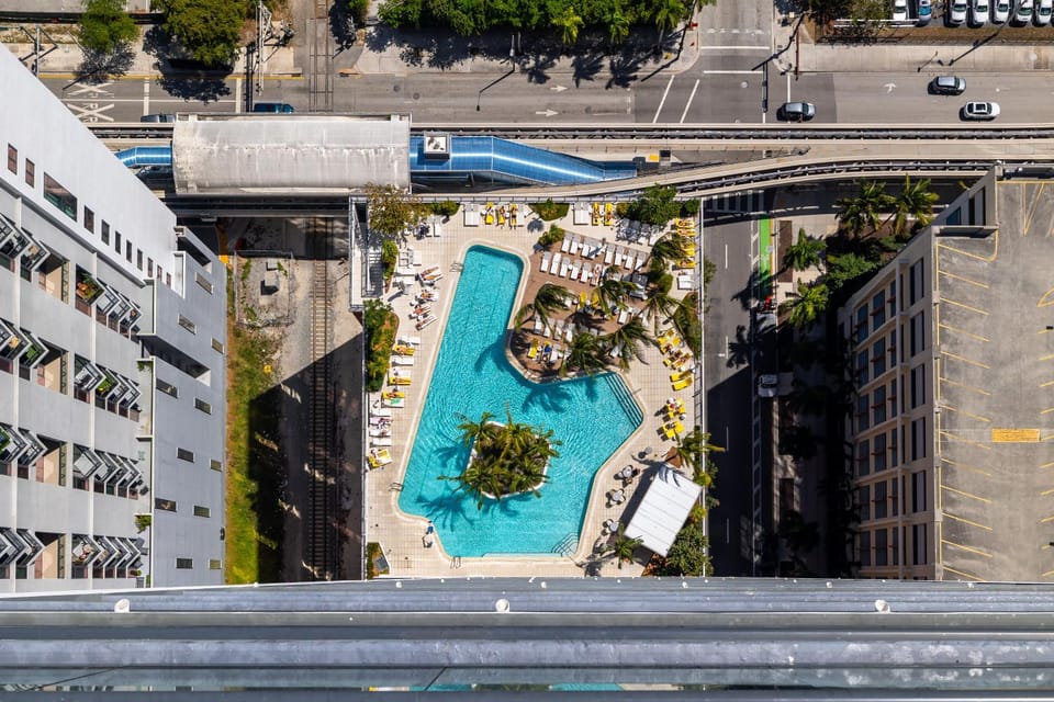 Bird's eye view, Pool view, Swimming pool