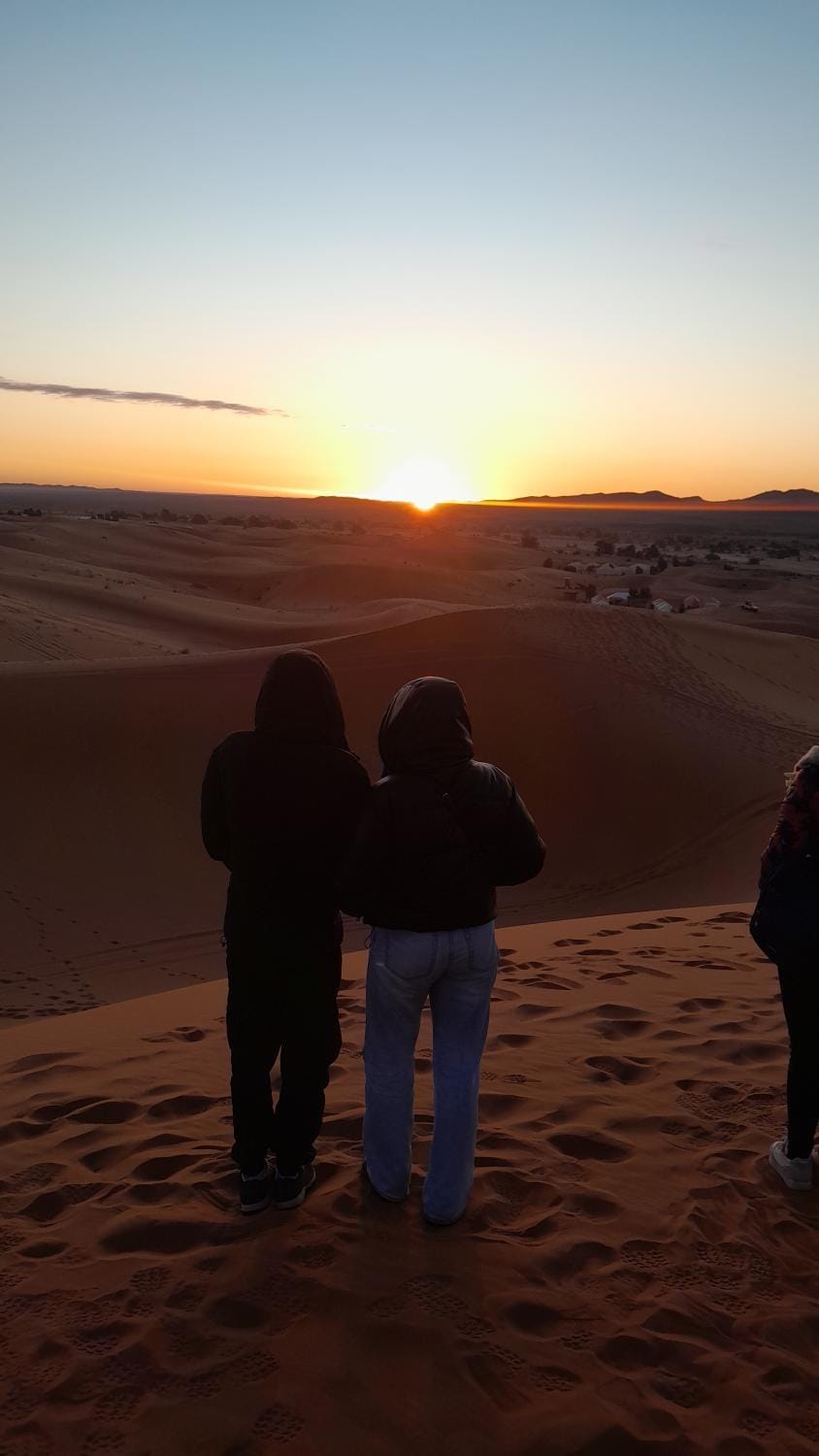 People, Sunrise, Sunset, group of guests