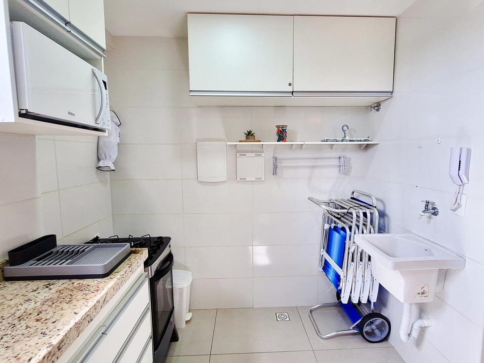 Kitchen or kitchenette, stove, toaster