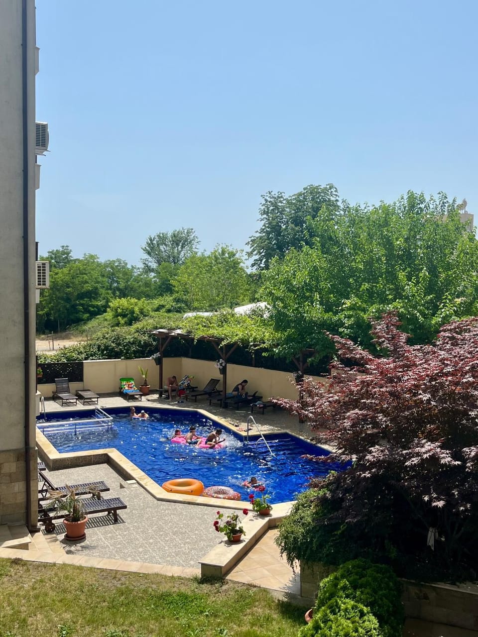 Pool view, Swimming pool