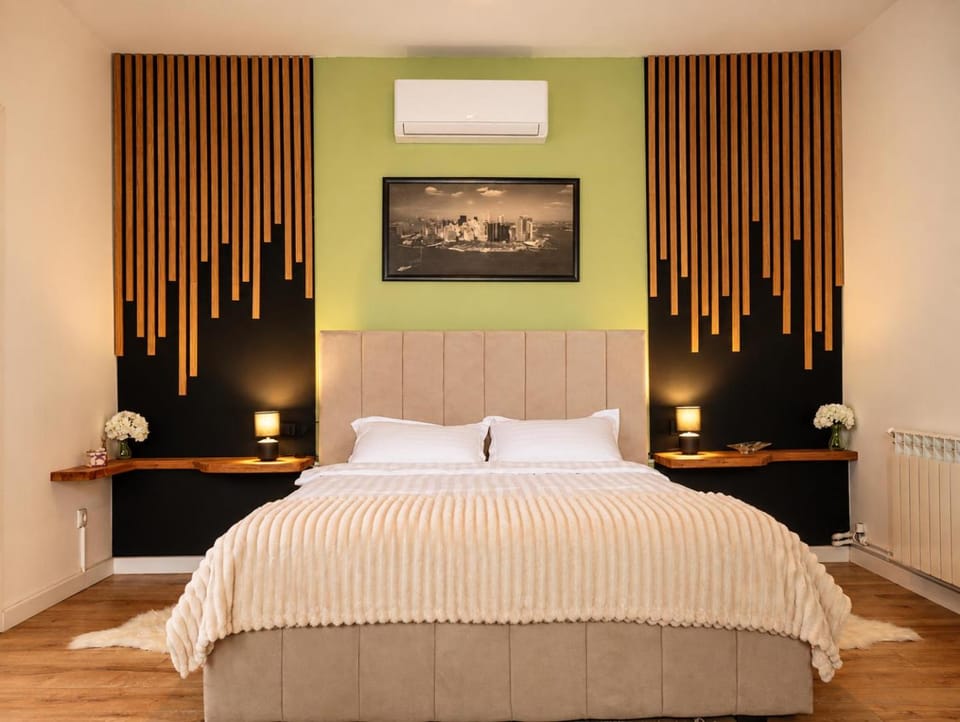 Bed, Photo of the whole room, Bedroom, internet, internet, air conditioner, air conditioner