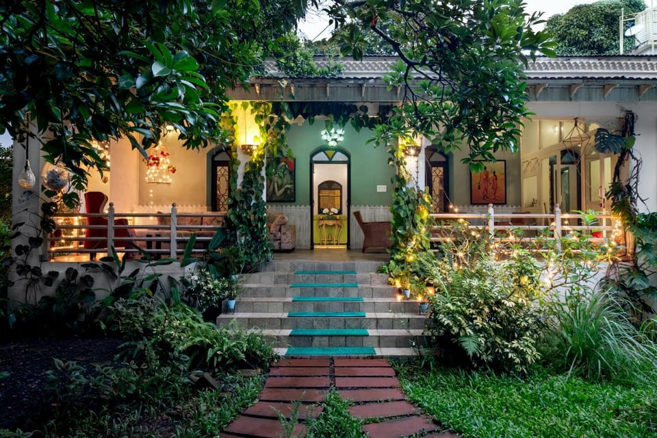 Property building, Garden, Garden view