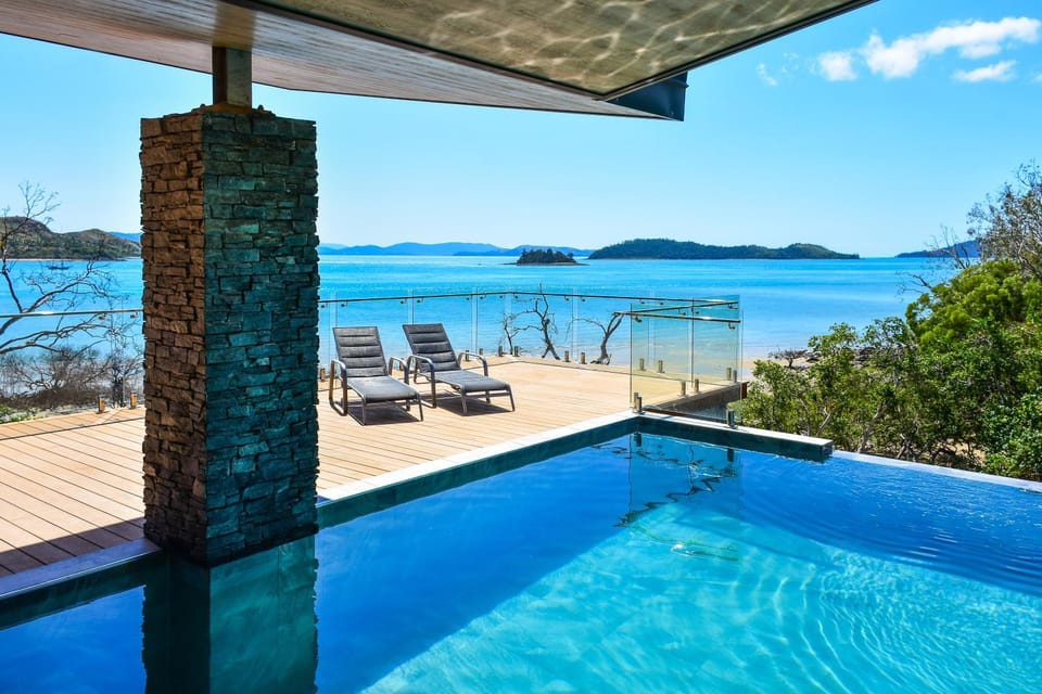 Day, Beach, Sea view, Swimming pool, sunbed