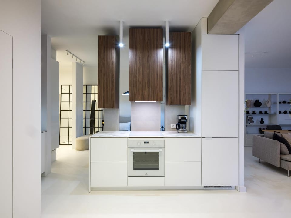 Coffee/tea facilities, Kitchen or kitchenette, dishwasher, stove, washing machine, kitchen