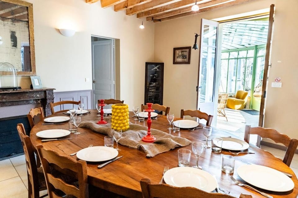 Grande Maison de Charme- 14 pers- 1h Paris House in Île-de-France