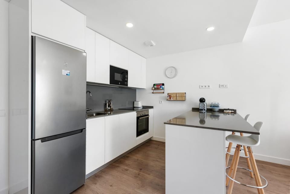 Kitchen or kitchenette, Living room