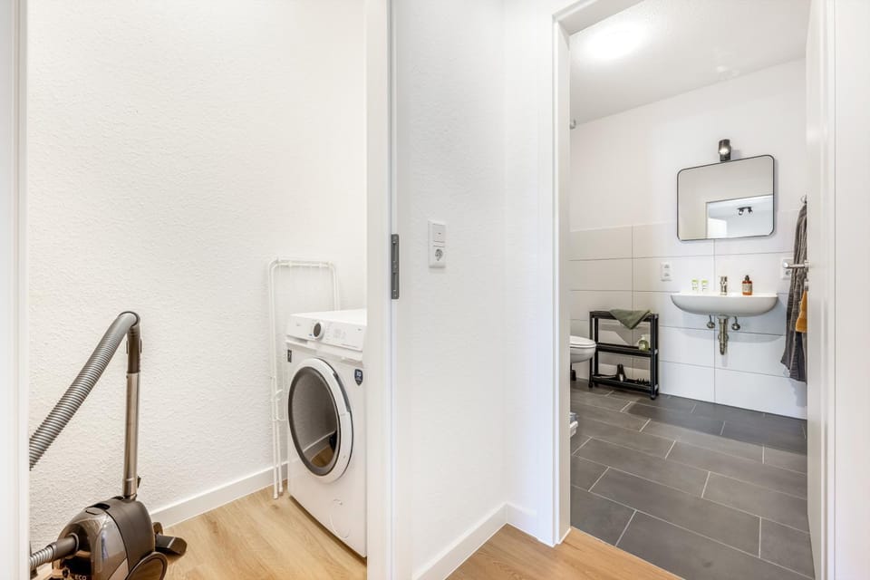 Bathroom, washing machine