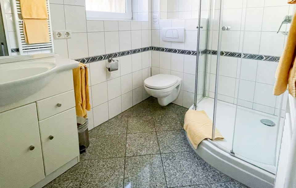 Shower, Toilet, Bathroom, towels