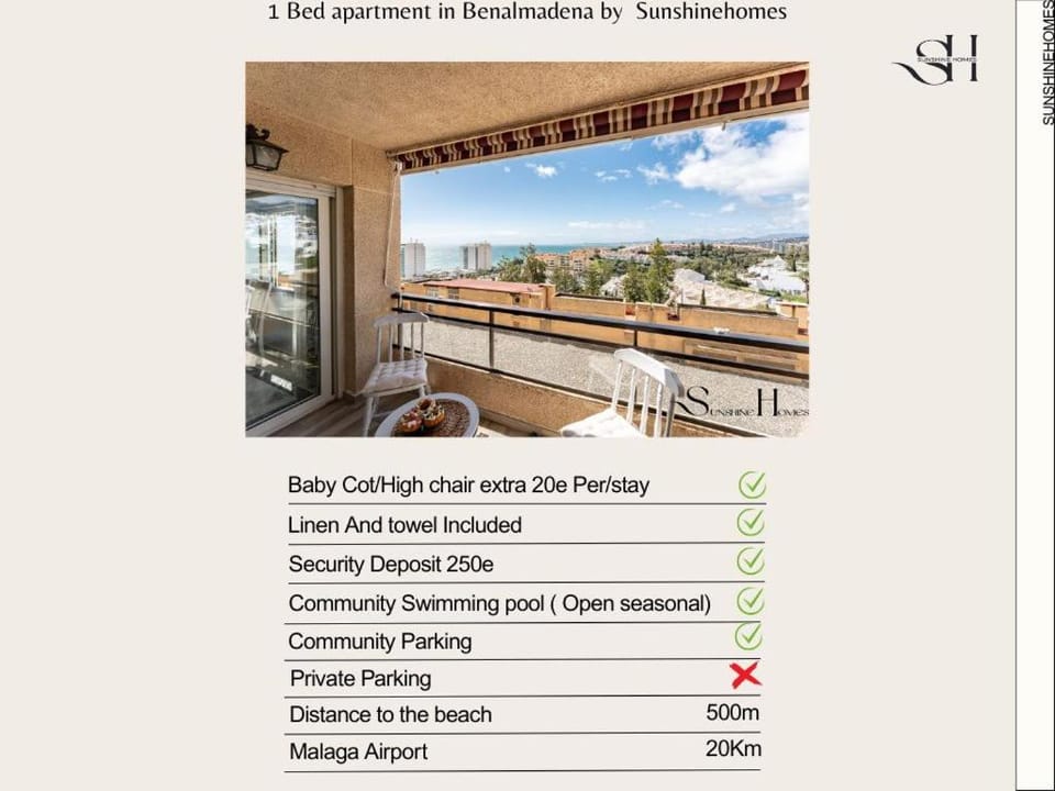 Marvelous views, pools, steps to the beach! Apartment in Benalmadena