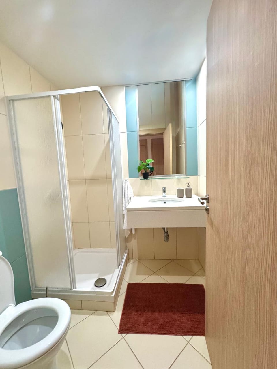 Shower, Toilet, Bathroom, bidet, towels