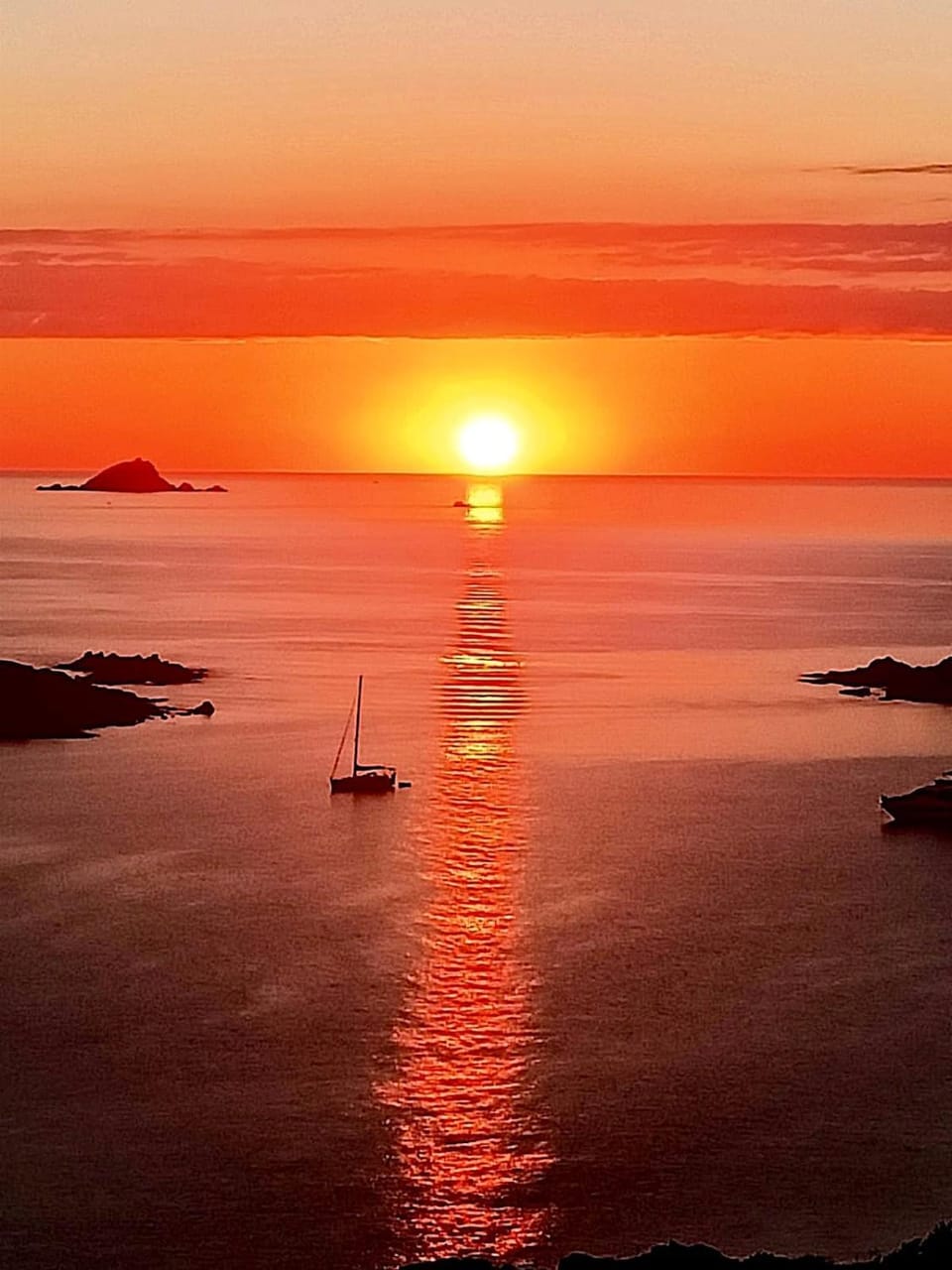 Natural landscape, Sea view, Sunrise, Sunset