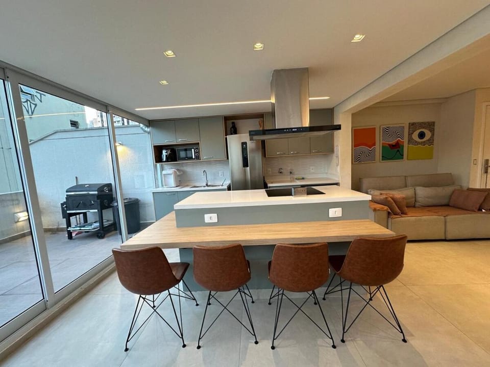 (LK906) Terraço Privativo Cozinha Completa Apartment in Sao Paulo City