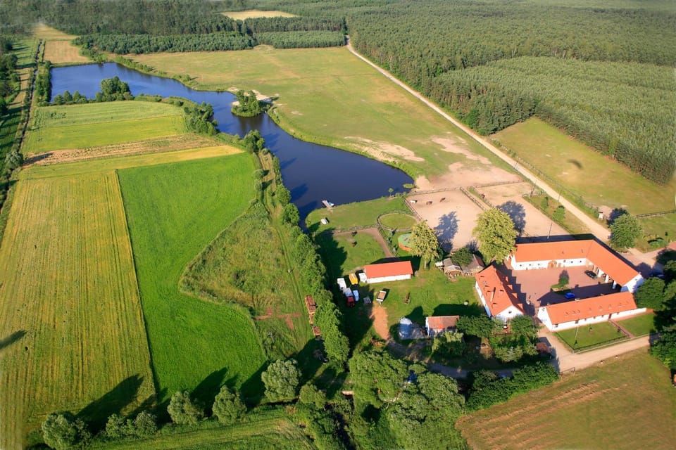 Property building, Natural landscape, Bird's eye view