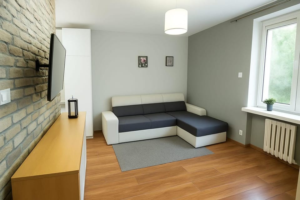 ŚLICZNY APARTAMENT obok MANUFAKTURY w pełni wyposażony-na wyłaczność PARTER-blok-DARMOWY PARKING-blisko Orientarium-ZOO- AQUAPARK FALA-CISZA-WYGODA-SPOKÓJ-Wifi-Samodzielne-ZAMELDOWANIE-Spokojna okolica Świetna lokalizacja Apartment in Masovian Voivodeship