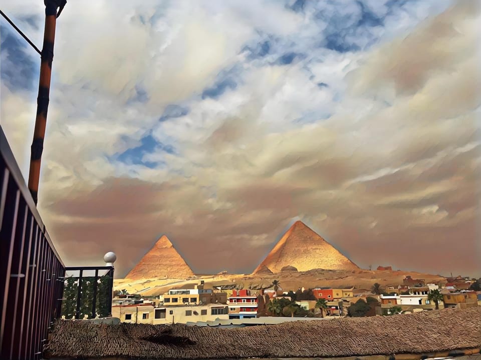 Nearby landmark, Natural landscape, City view, Mountain view