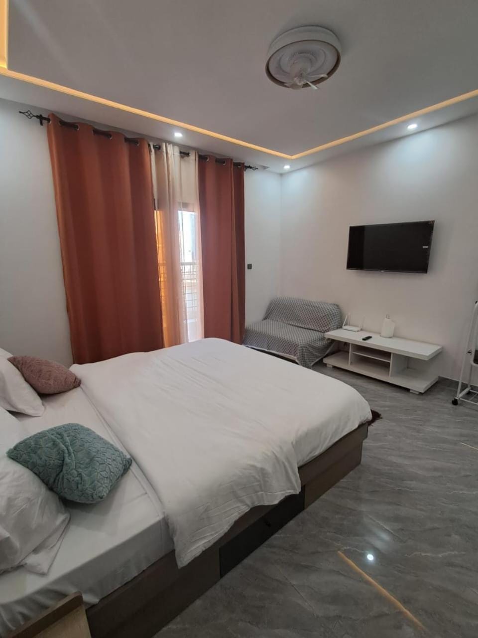 Bed, Photo of the whole room, Bedroom, wardrobe