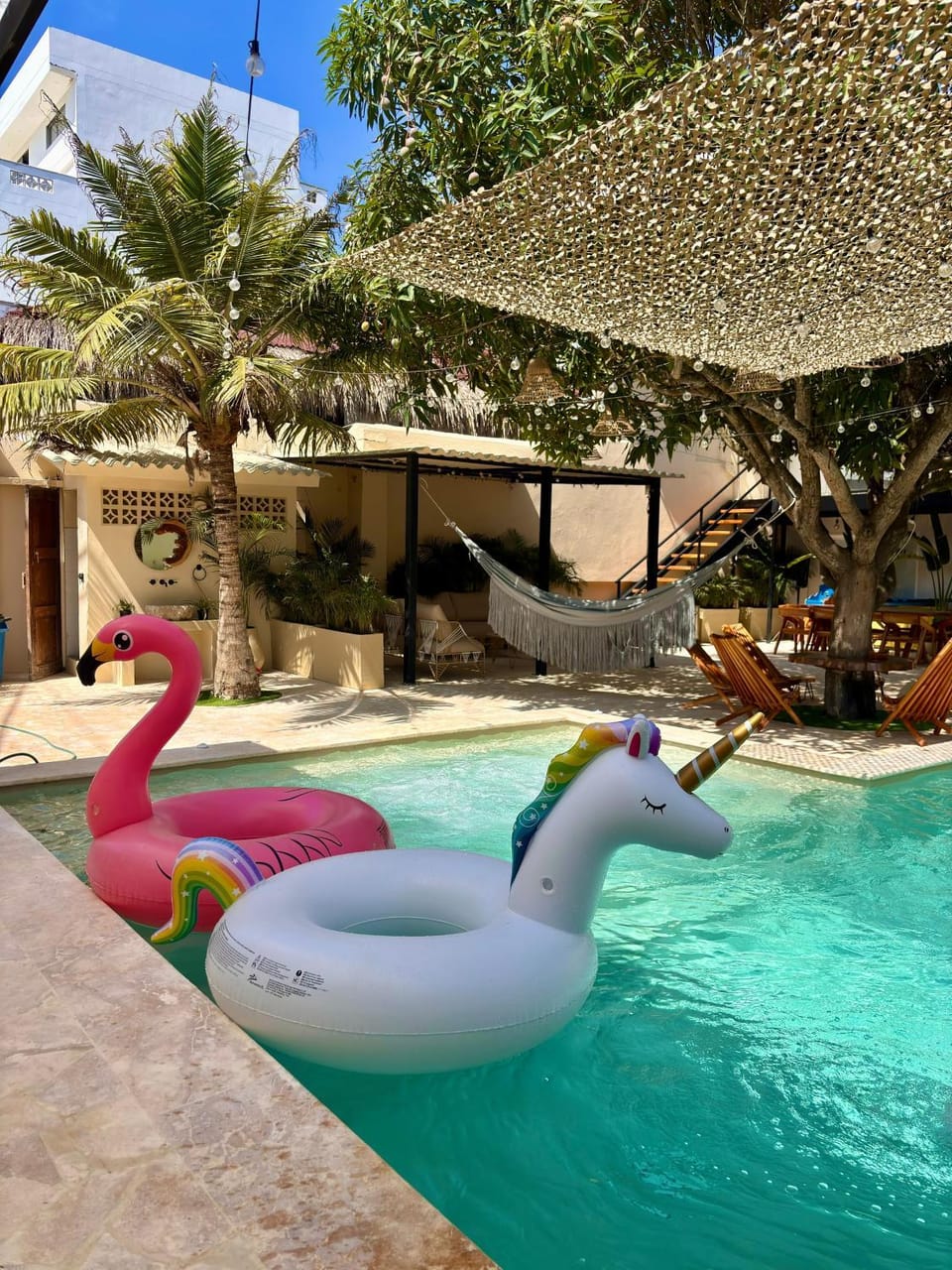 Patio, Day, Pool view, Swimming pool, Swimming pool, sunbed