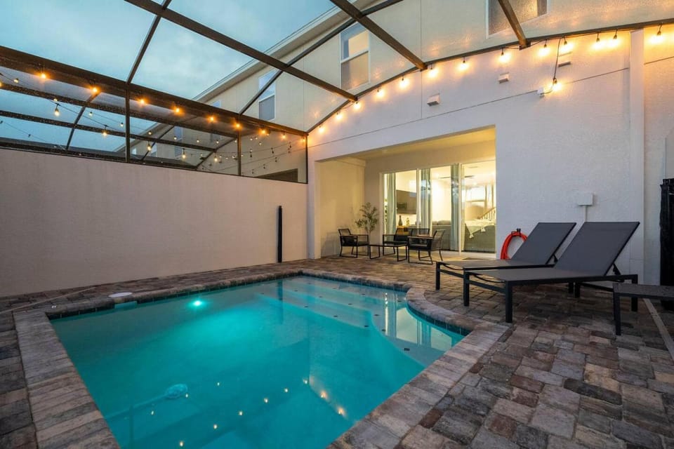 Patio, Pool view