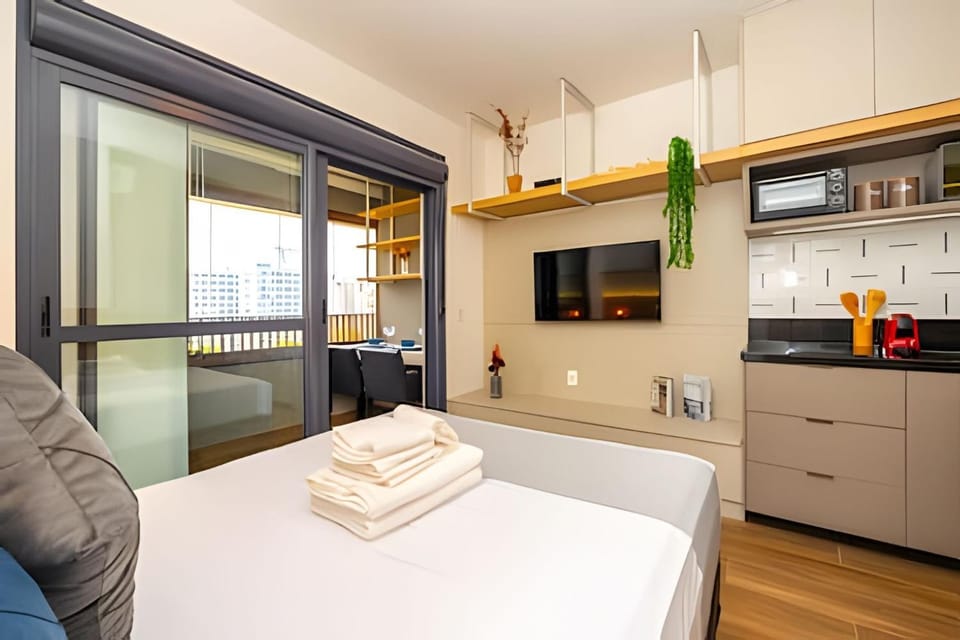 Easy Star - Haus Mitre Campo Belo - Lindo studio no coração do Campo Belo Apartment in Sao Paulo City