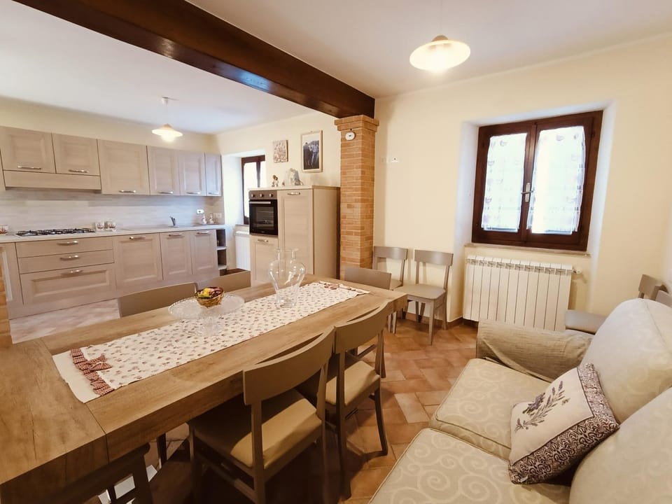 Living room, kitchen