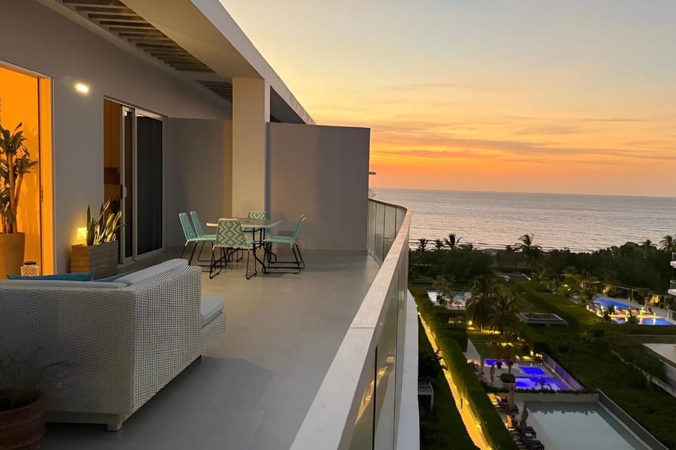 Sea view, Sunset