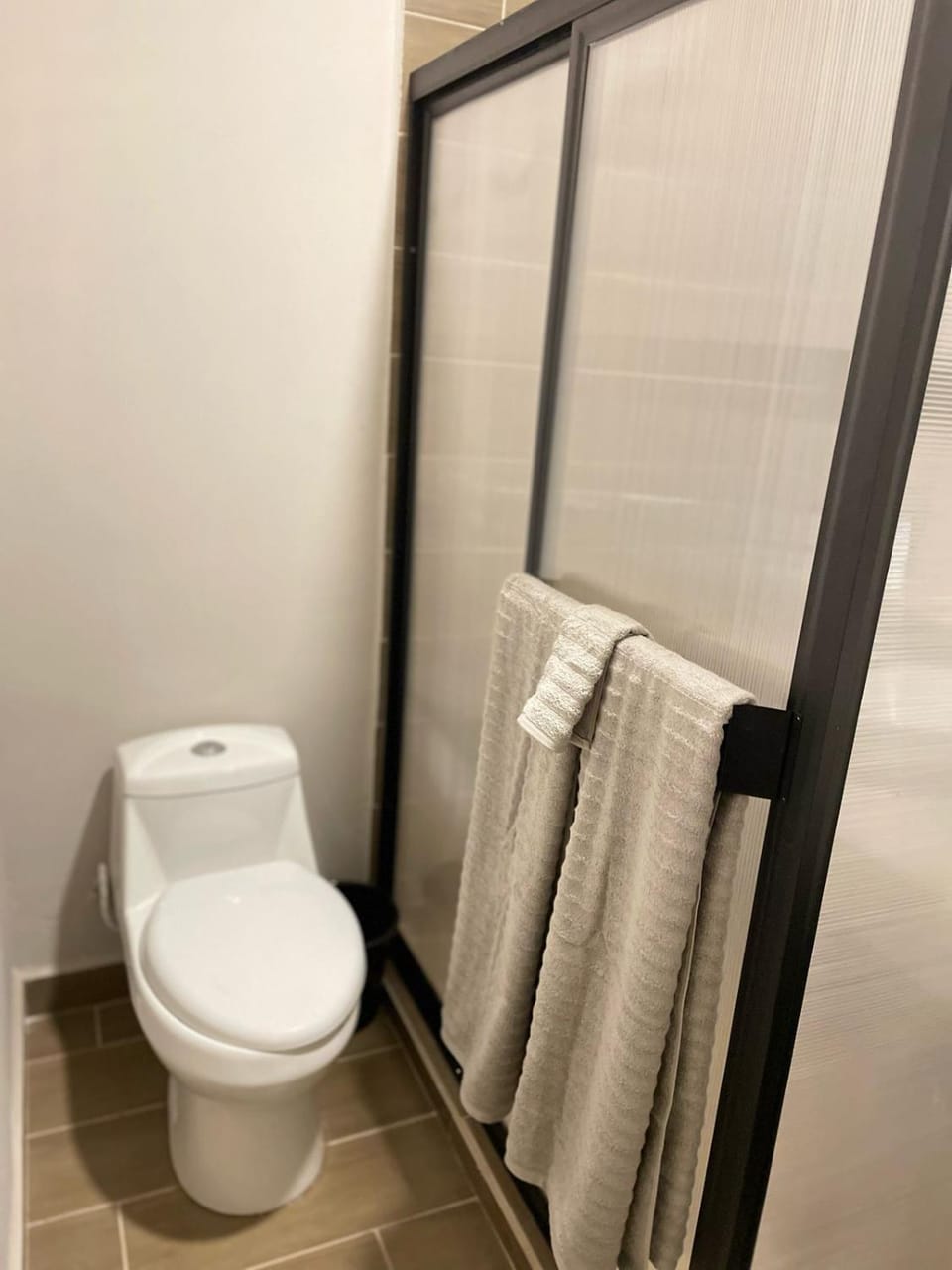 Toilet, Bathroom, towels