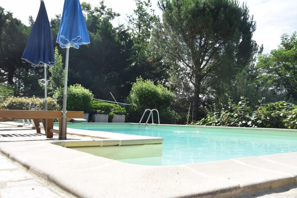 Pool view, sunbed
