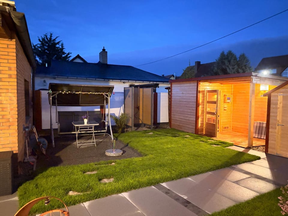 Sauna, Garden view