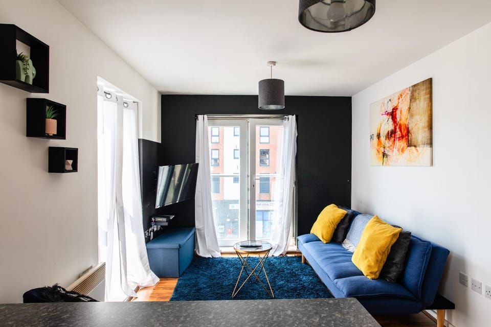 Lord Street Apartment with Free Parking & WiFi- Salford Uni, Victoria Station, AO Arena Apartment in Salford