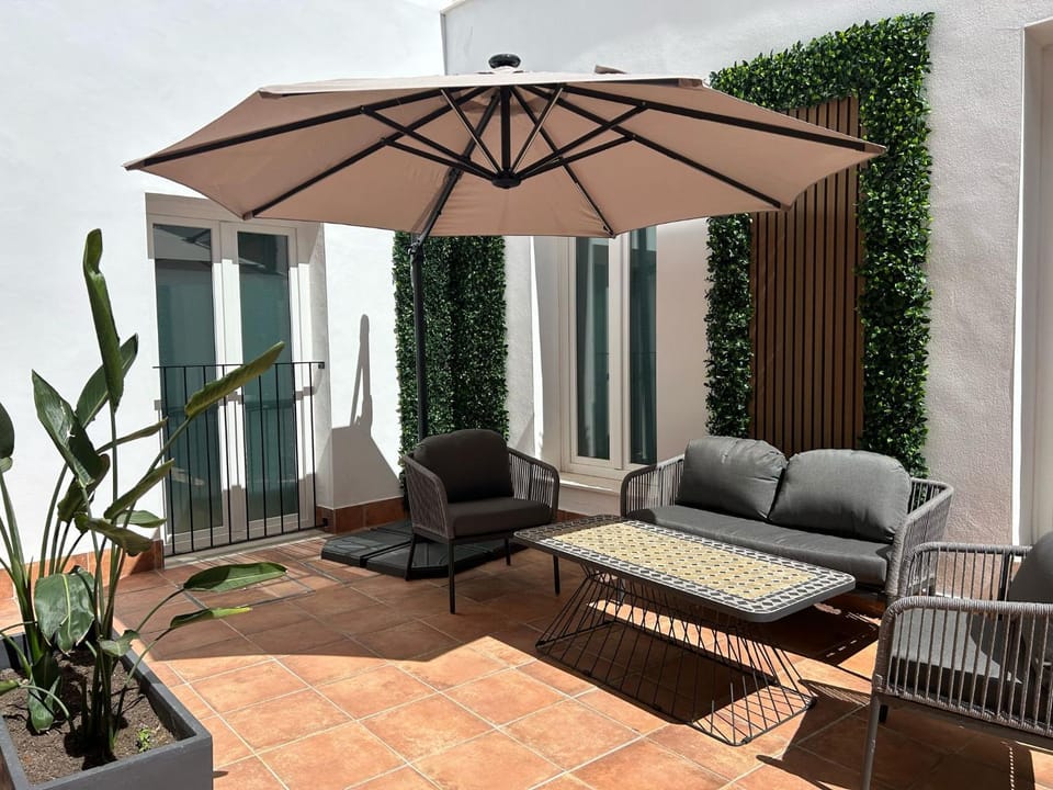 Property building, Patio
