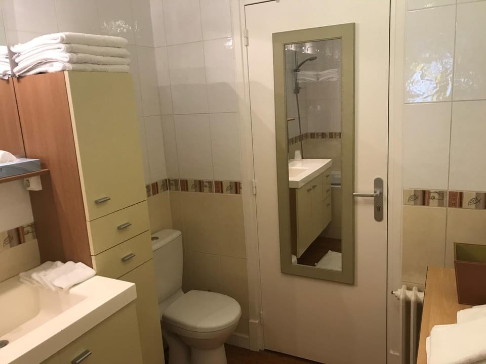 Toilet, Bathroom, towels