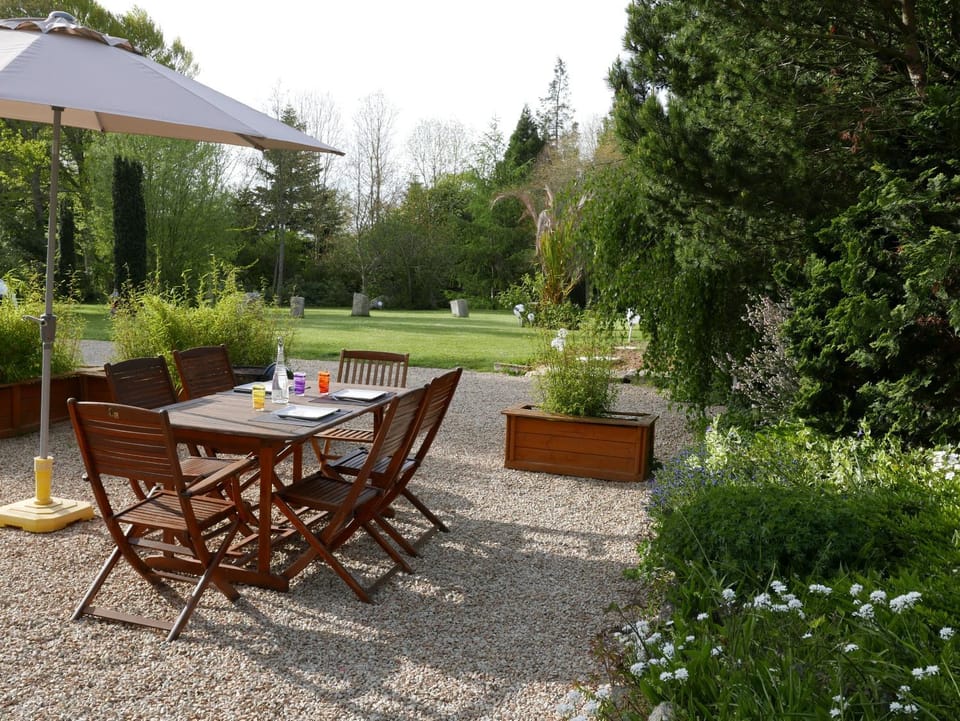 Patio, Garden, Garden view